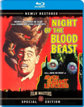 Night Of The Blood Beast With Bonus Film, Attack Of The Giant Leeches Available November 12