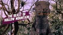 The Beast of Hollow Mountain (1956) Clip | A Dinosaur Smashes Through the Roof!