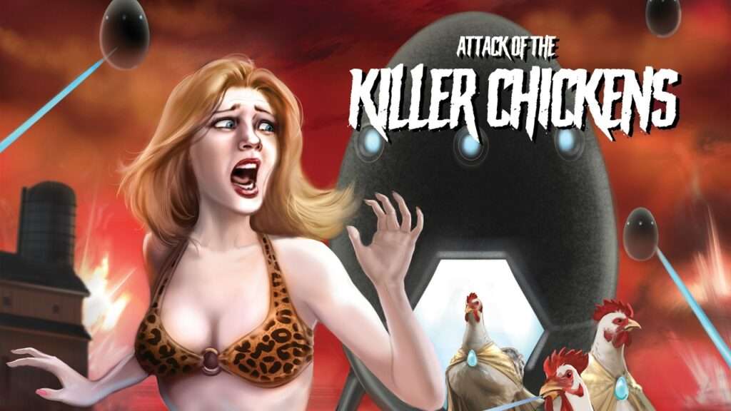 Attack of the Killer Chickens official trailer still from Bayview Entertainment