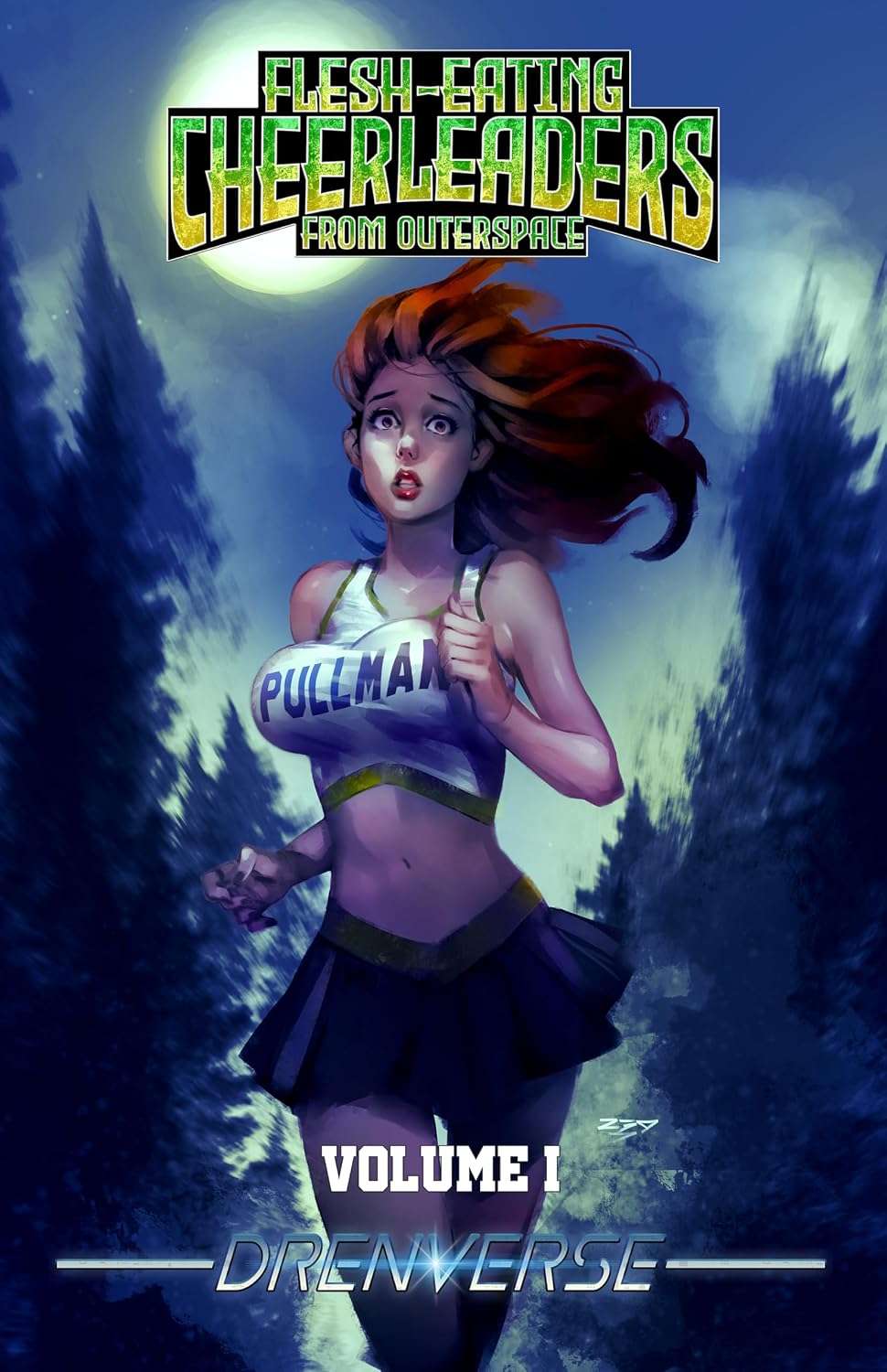 Flesh-Eating Cheerleaders from Outer Space Vol. 1 cover