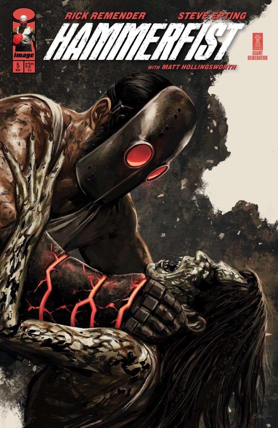 Hammerfist #5 cover