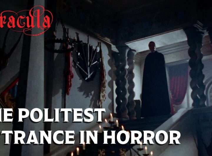Christopher Lee's entrance as Count Dracula in Hammer's Dracula 1958