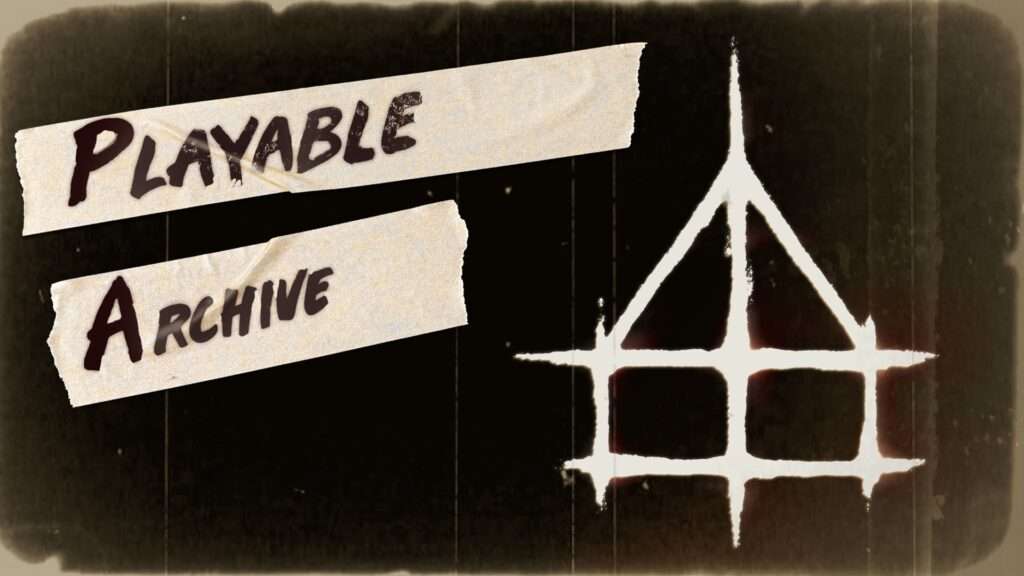 Playable Archive key art