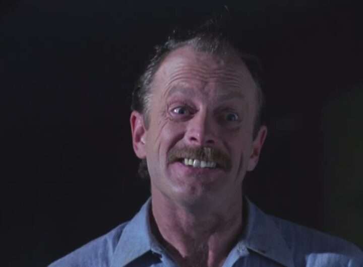 Scott Spiegel's Intruder uncut unrated trailer still from Grindhouse Releasing