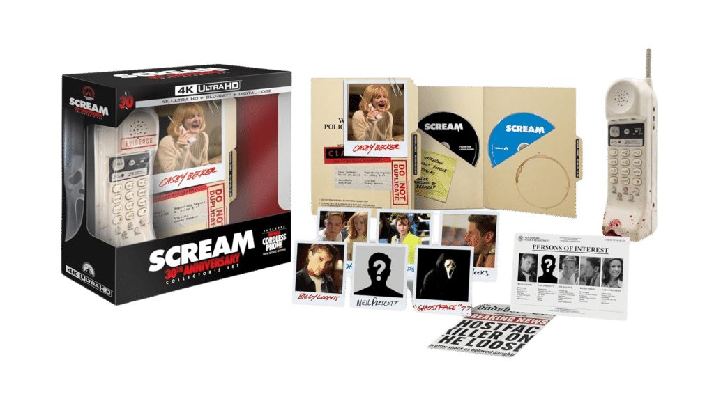 Scream 30th Anniversary Edition 4K Ultra HD cover