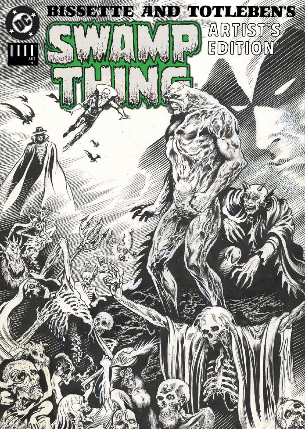Bissette and Totleben’s Swamp Thing Artist’s Edition key art