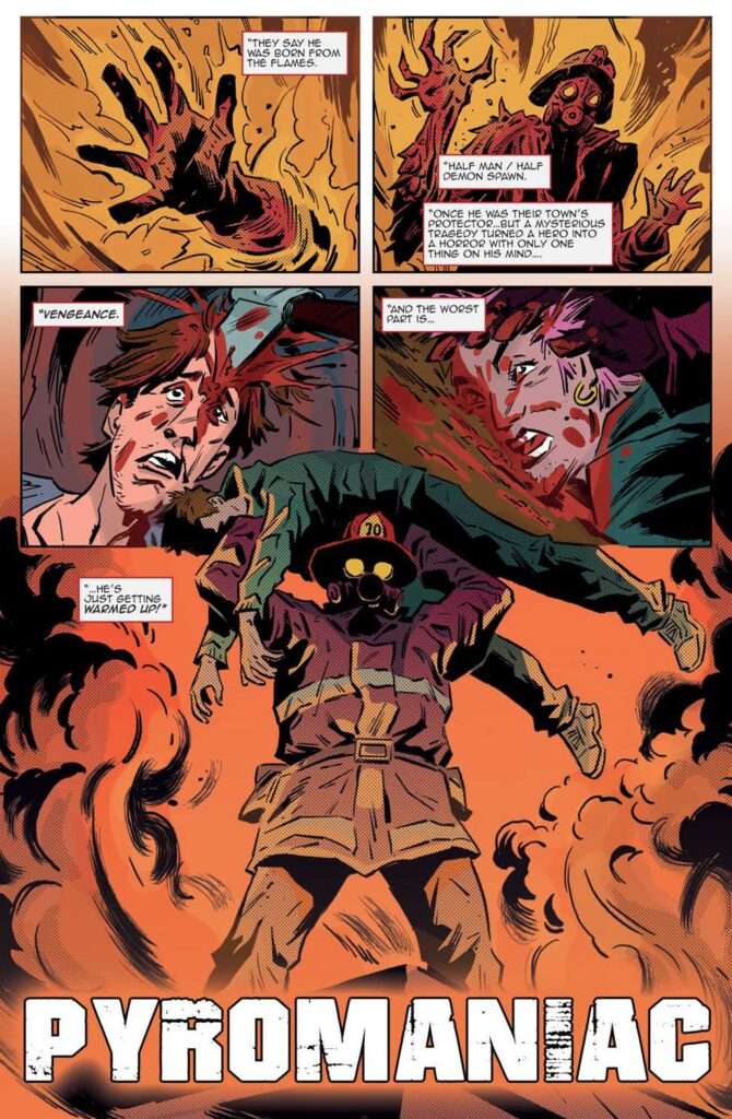 Tales from the Morgue #1 Pyromaniac Interior Page