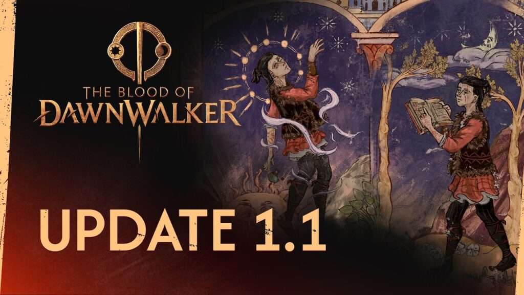 The Blood of Dawnwalker Update 1.1 trailer still